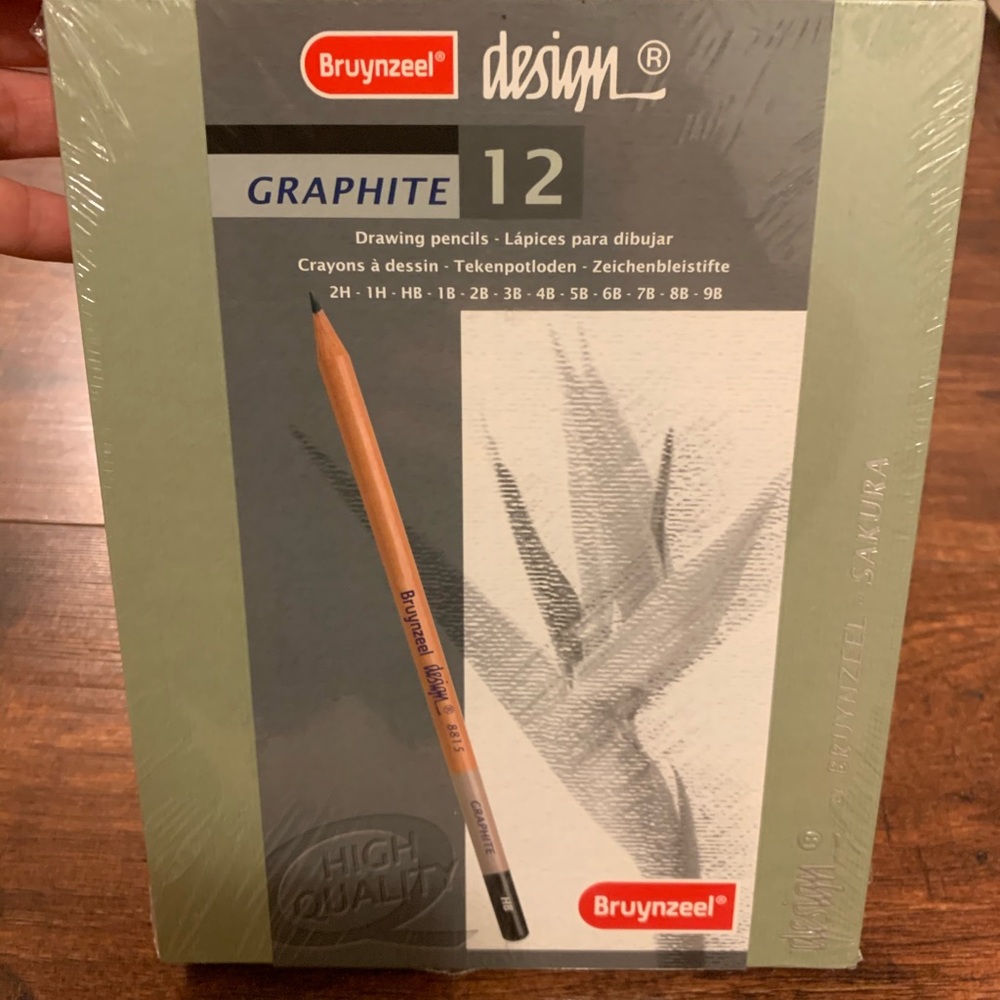 Bruynzeel Graphite Drawing Pencils 12